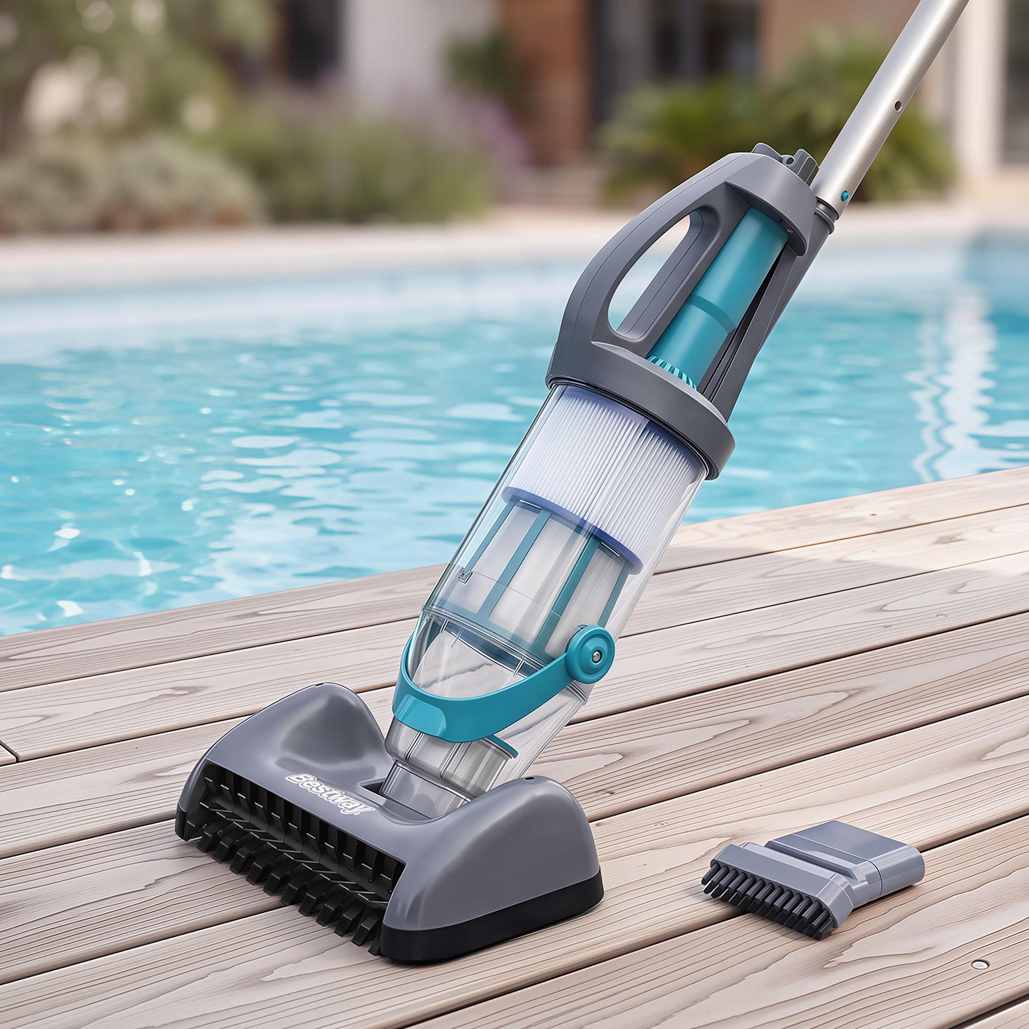 Pool Vacuum Cleaner Handheld Rechargeable Maintenance Kit Debris 2L