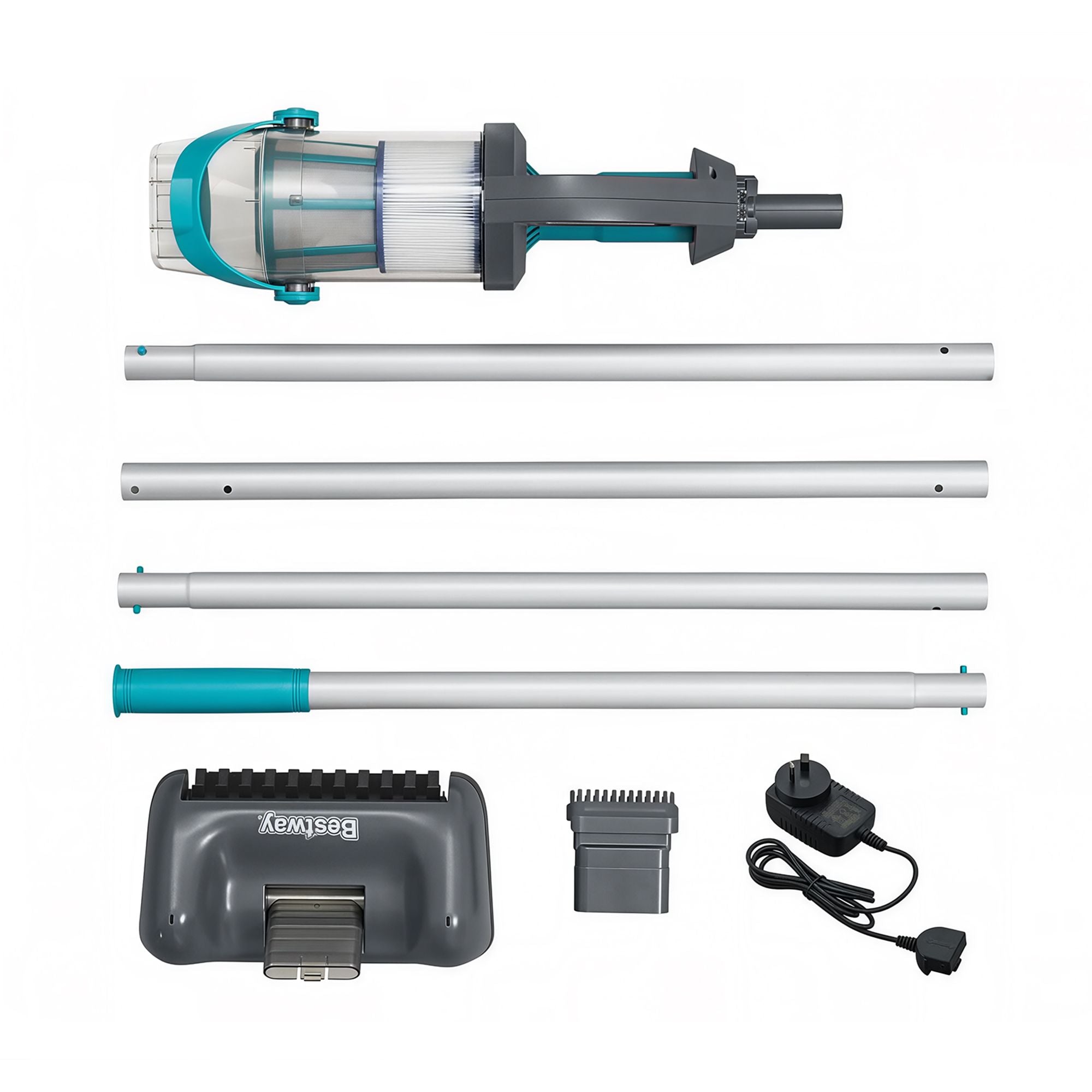 Pool Vacuum Cleaner Handheld Rechargeable Maintenance Kit Debris 2L