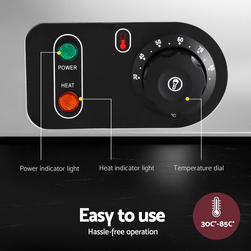 Commercial Food Warmer Bain Marie 4 Electric Buffet Pans