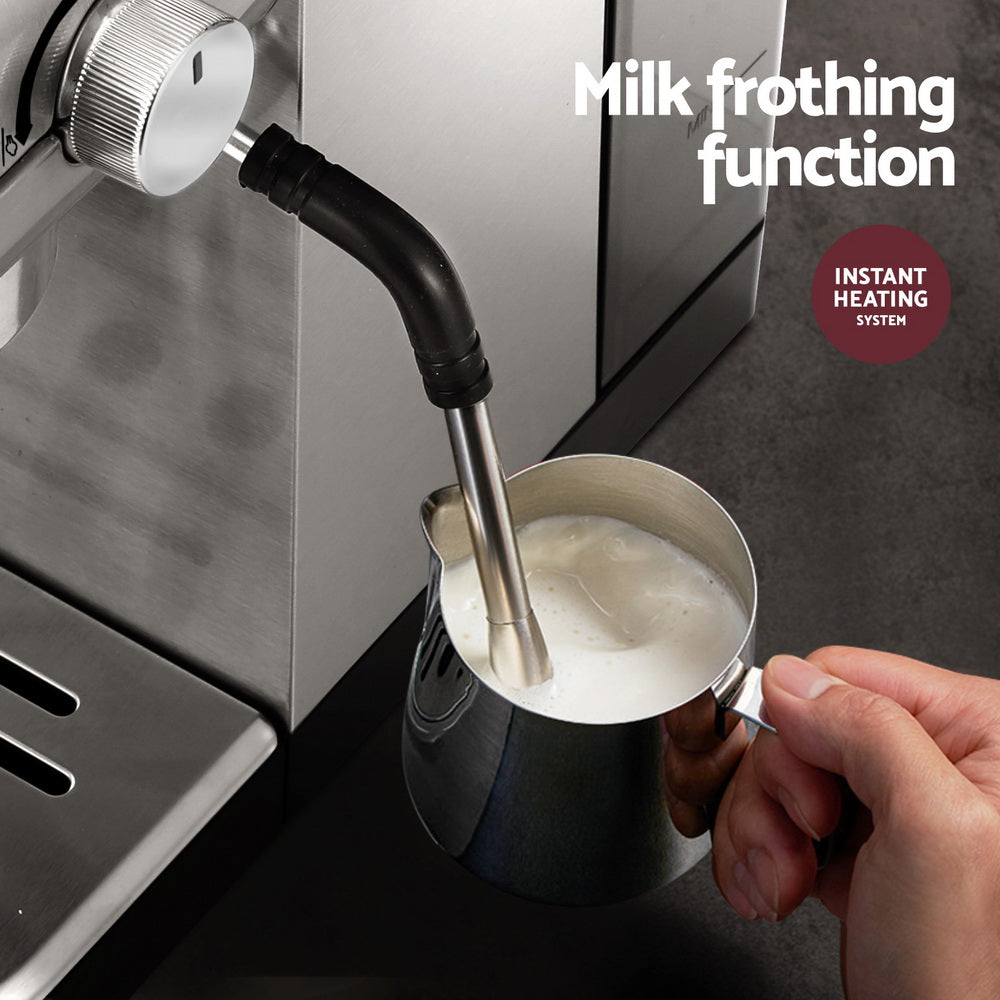Coffee Machine Espresso Maker 20 Bar Milk Frother Cappuccino Latte Cafe