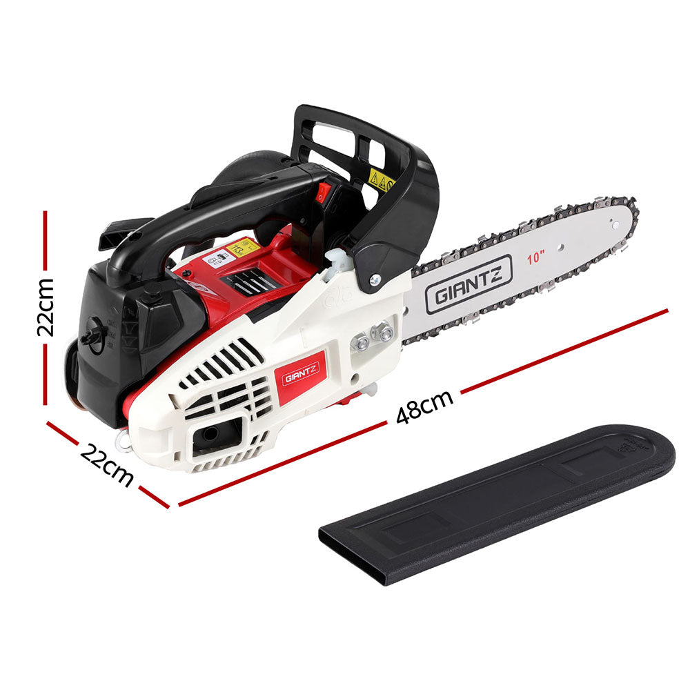 25cc Petrol Chainsaw 10inch Bar E-Start Tree Pruning Chain Saw