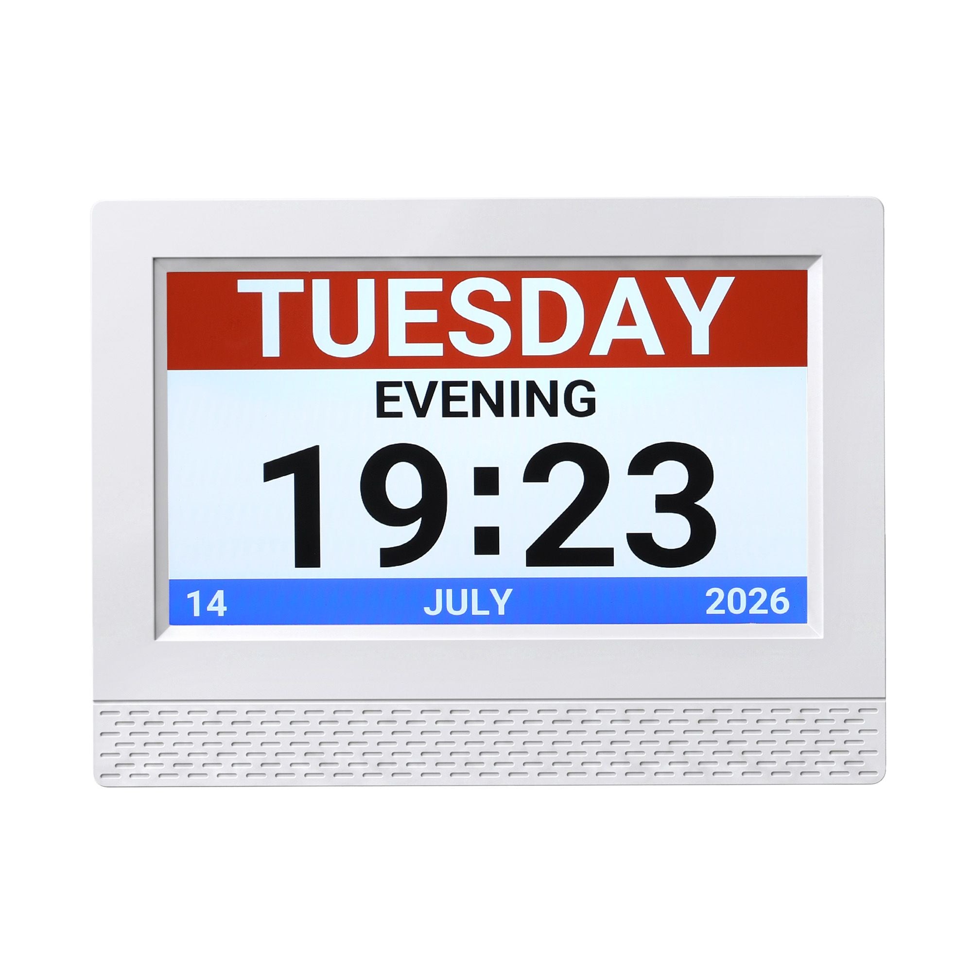 7" Smart Digital Clock Calendar HD IPS Touchscreen Weather Photo Frame