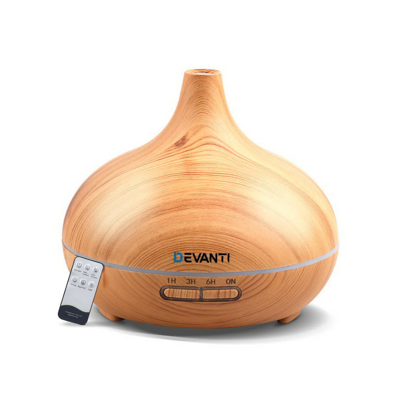 300ml 4 in 1 Aroma Diffuser - Light Wood