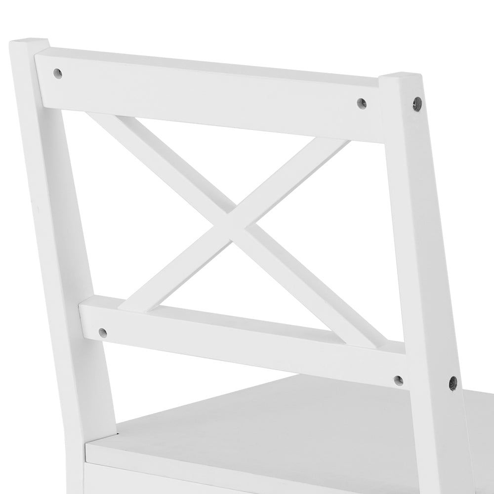 5 Piece Kaye Dining Set White