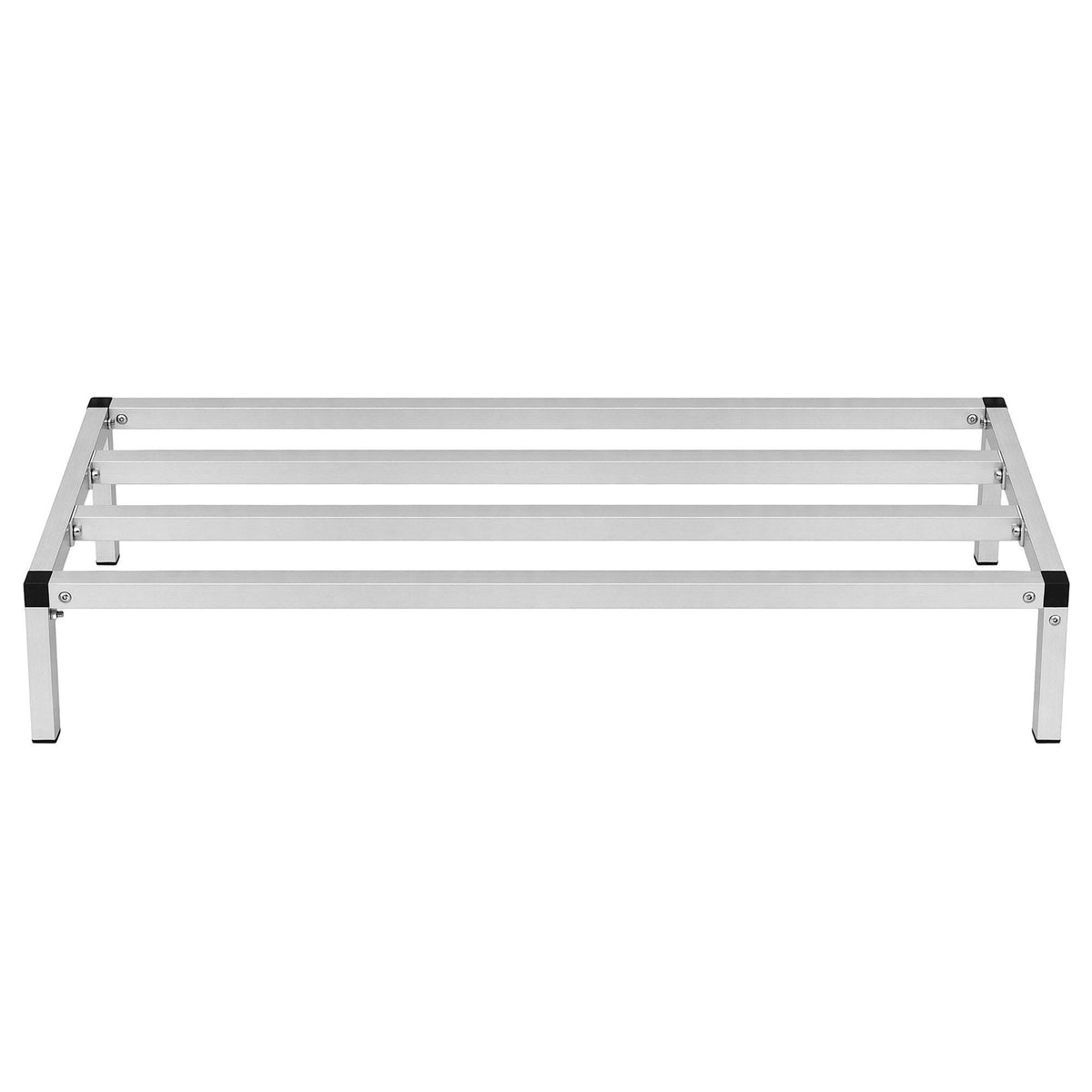 122x51x20cm Heavy Duty Aluminum Dunnage Rack Kitchen Storage Platform - Silver