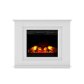 2000W 3D Flame Effect White Electric Fireplace