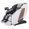 Prestige 4D Dual Mechanism Full Body Massage Chair with Zero Gravity Recline and Wireless Charging - White