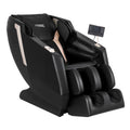 Flex Massage Chair Full Body Zero Gravity Recliner with Heat, 24 Airbags, Foot Massage, 6 Auto Programs, Voice Control, Bluetooth Speakers, Screen Control, Extendable Footrest - Black
