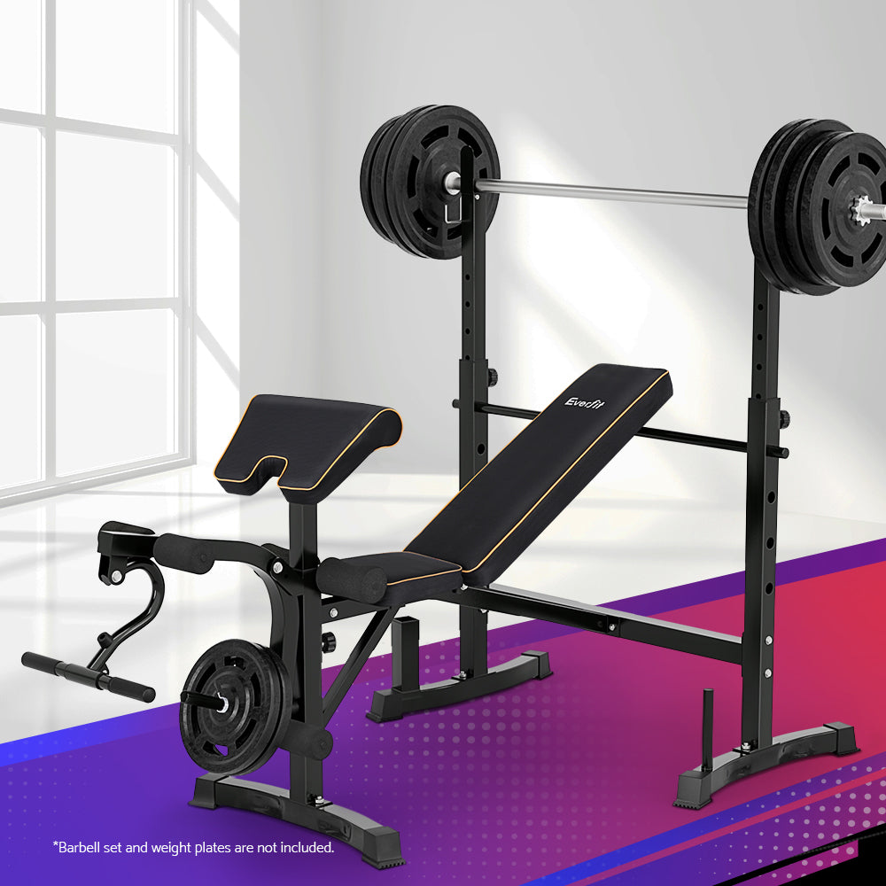 10 In 1 Weight Bench Adjustable Home Gym Station Bench Press 330KG
