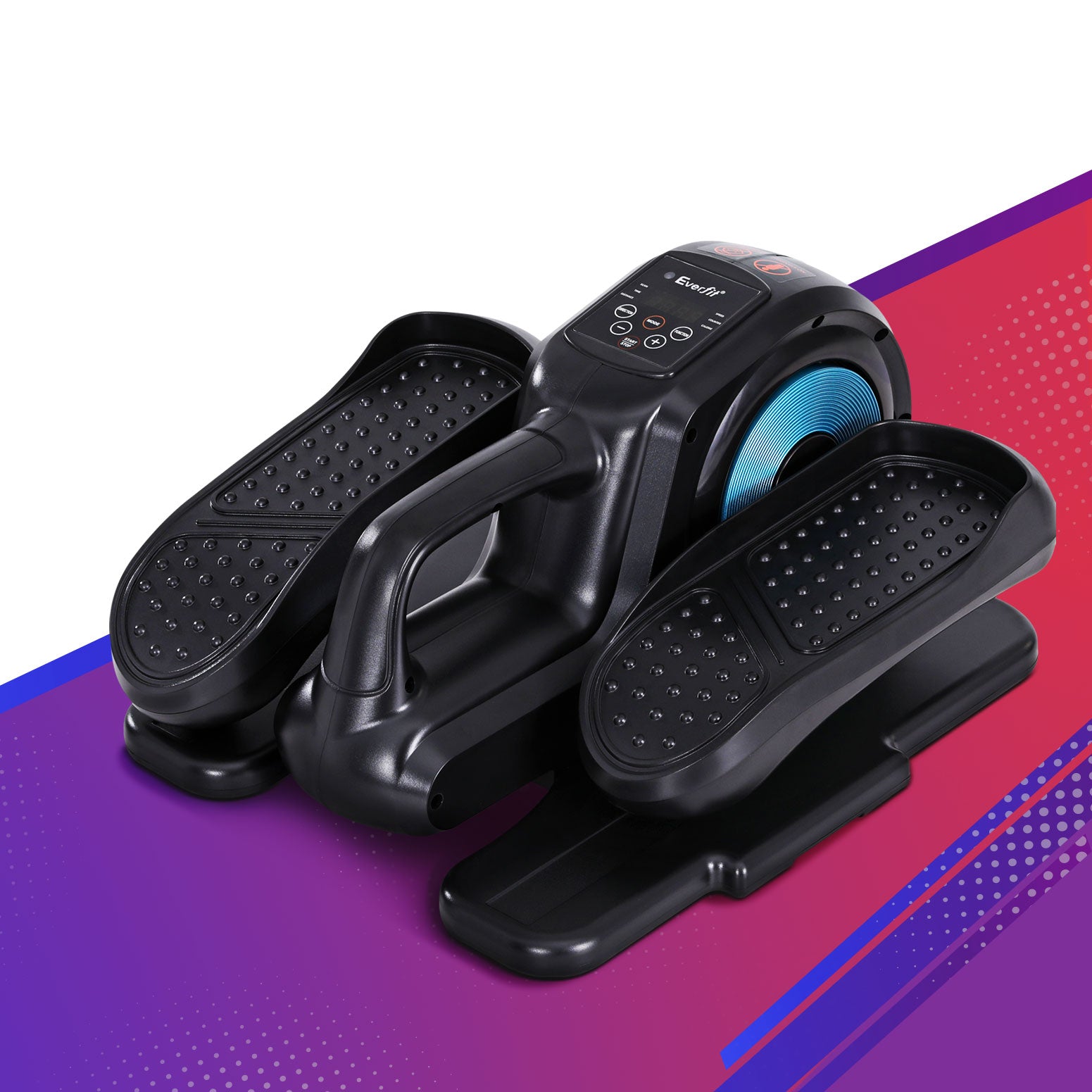 Pedal Exerciser Mini Exercise Bike Elliptical Cross Trainer 50W Blue