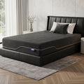 Single 30cm Medium Firm Cooling Memory Foam Mattress with Gel Comfort - Black