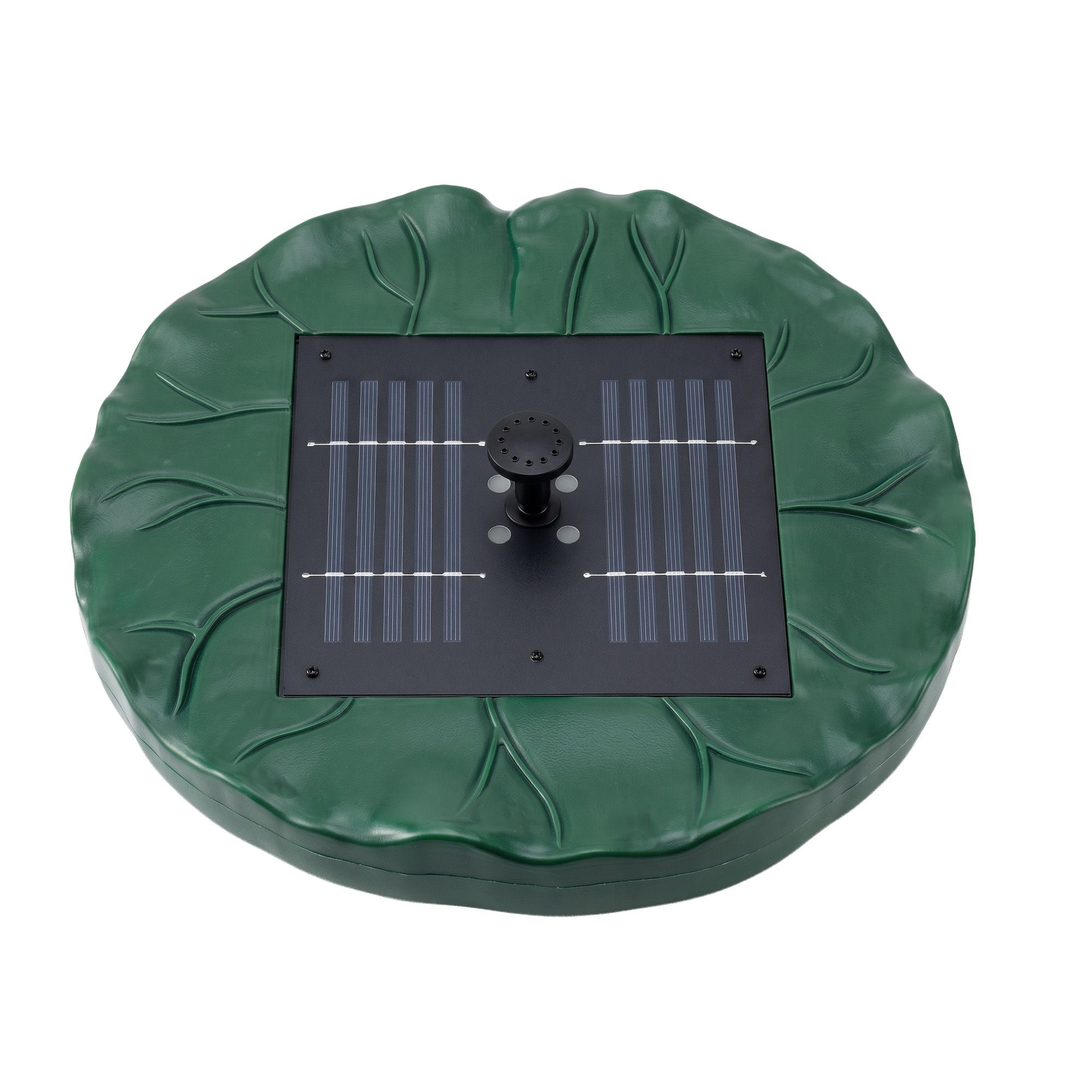Solar Fountain Pumps Bird Bath Floating Lotus Desig Water Feature 31cm