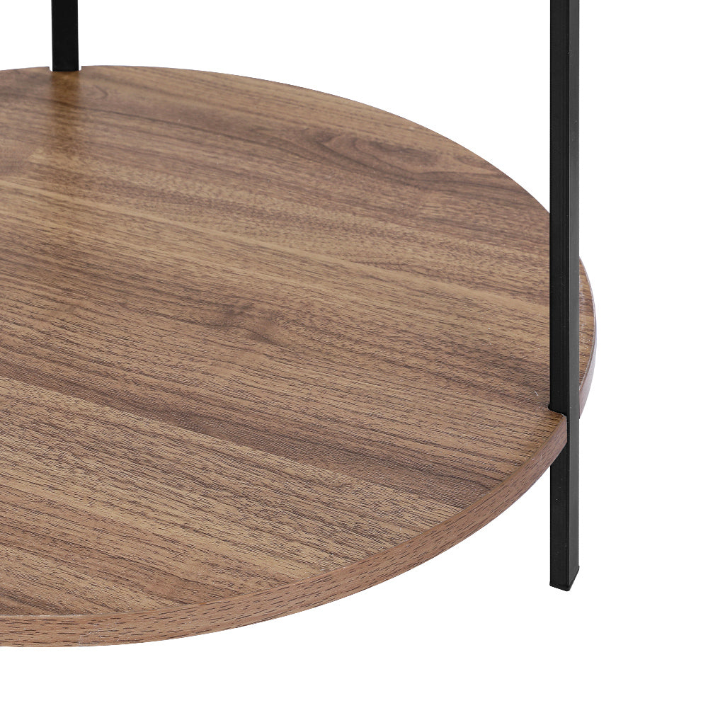 Cedric Round Coffee Table Side Table Round White