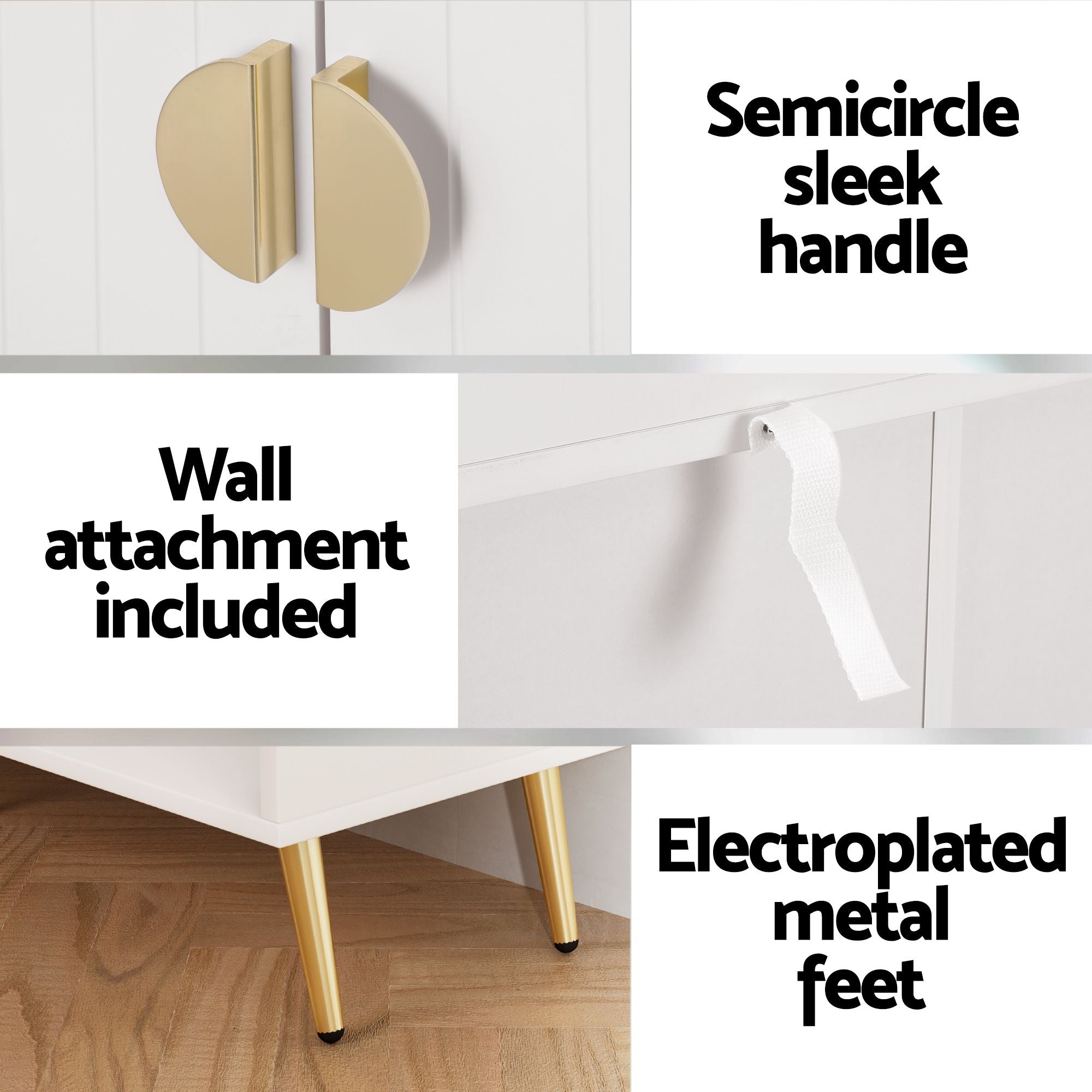 Shoe Cabinet Bench Set Adjustable Shelf Hallway Living Room White