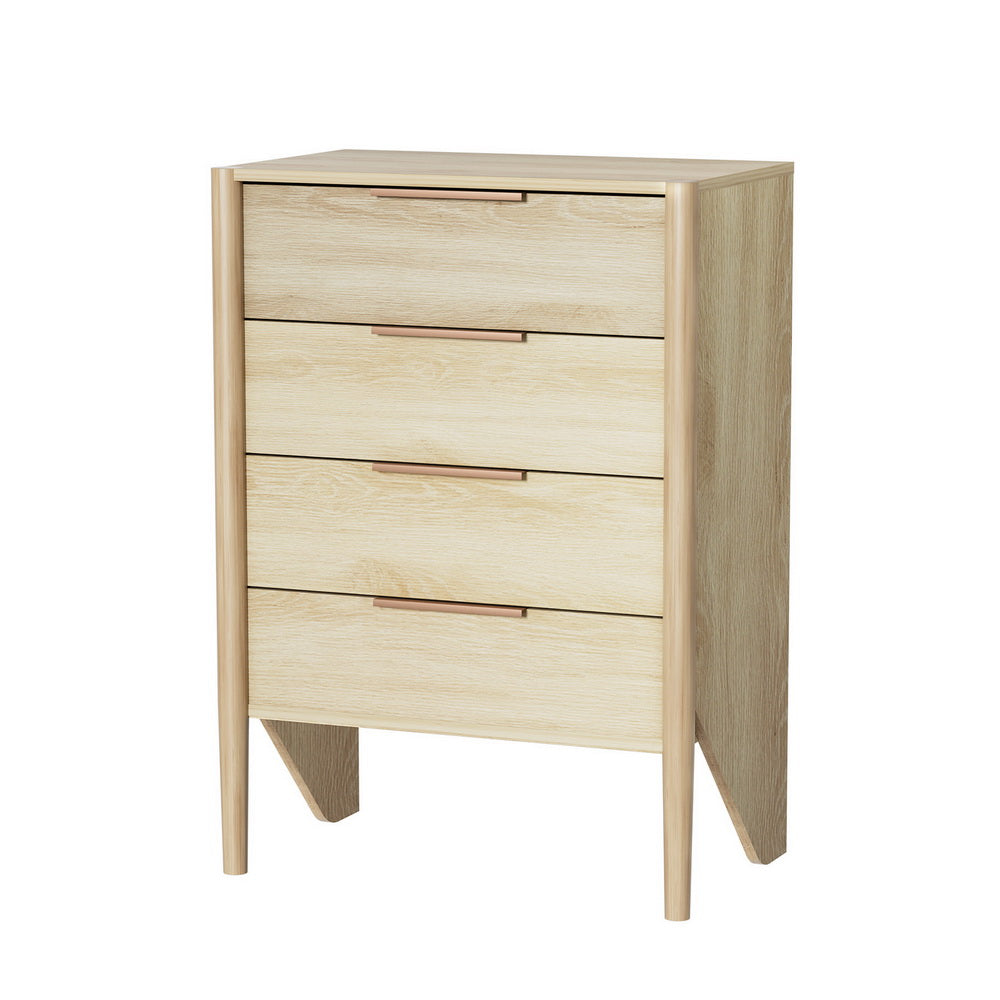 4 Chest of Drawers - INEZ Oak