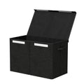 Large Toy Box Chest Storage with Flip-Top Lid Foldable Organiser Bins