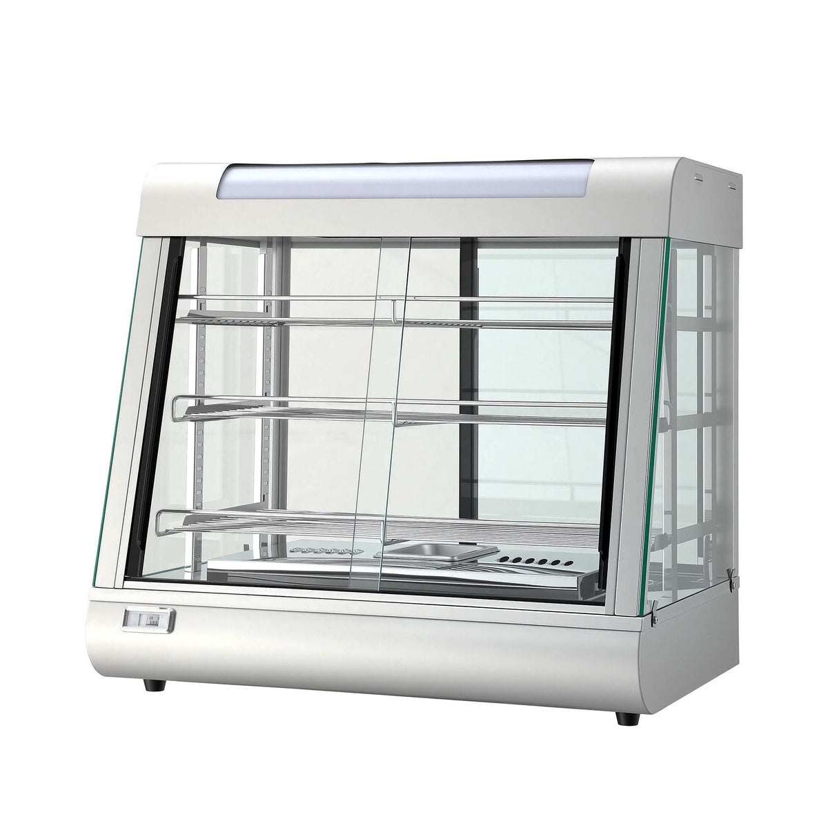Commercial Food Warmer 1500W 3 Shelf Heated Display Cabinet