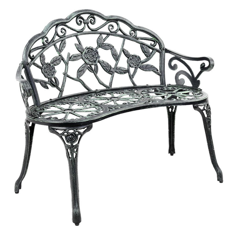 Victorian Garden Bench (Green)