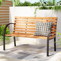 2 Seater Outdoor Wooden Garden Bench