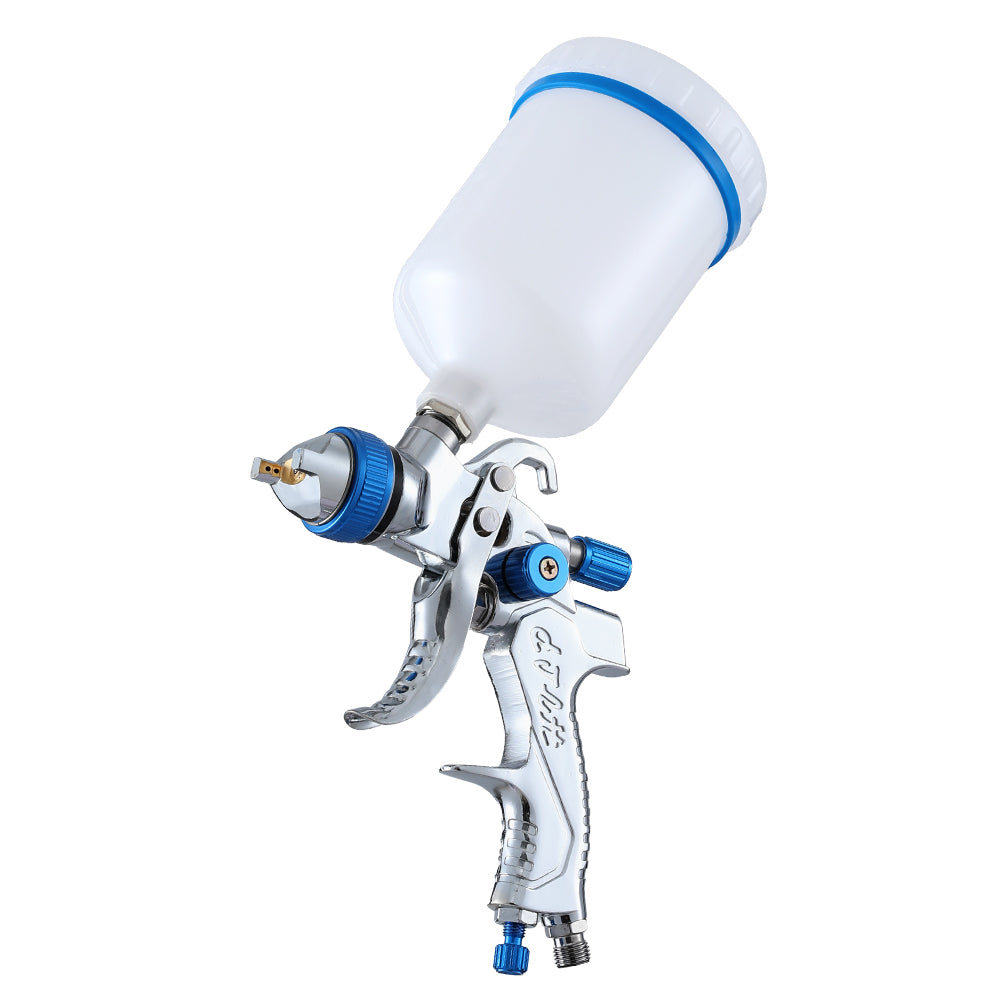 HVLP Air Spray Gun Gravity Feed Cup Nozzles Included