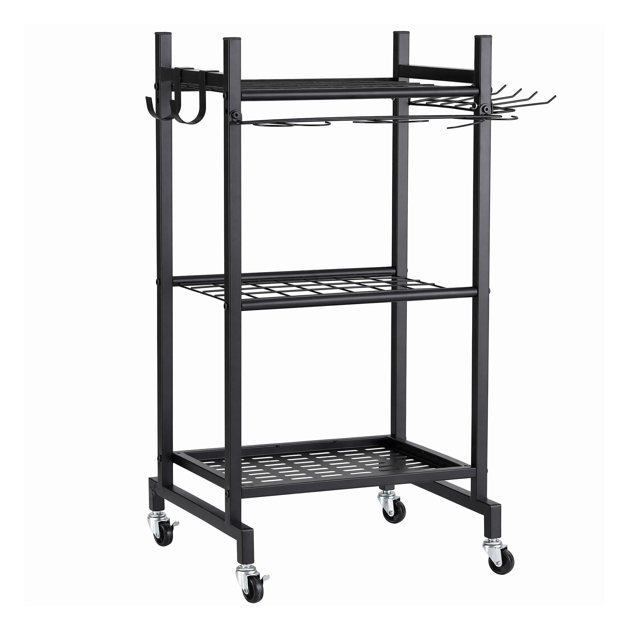 Garden Tool Organizer with Wheels Heavy Duty Garage Yard Storage Cart