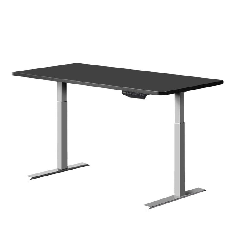 Sit Stand Desk Standing Desks Motorised Electric Home Office Laptop Computer Dual Motor 120cm