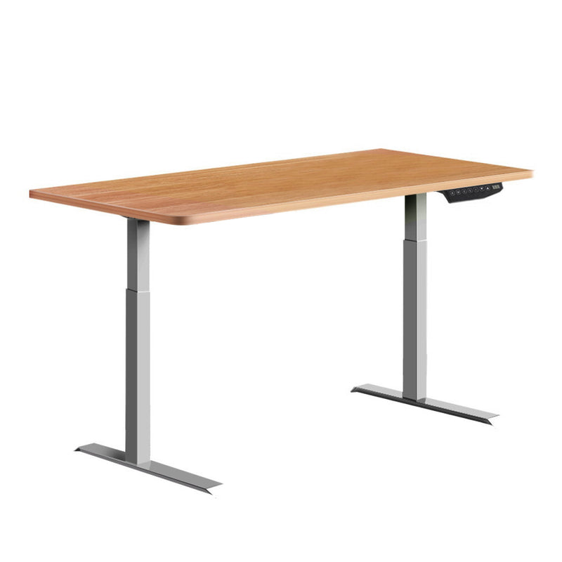 Standing Desk Motorised Electric Height Adjustable Laptop Computer Table 120cm Dual Motor