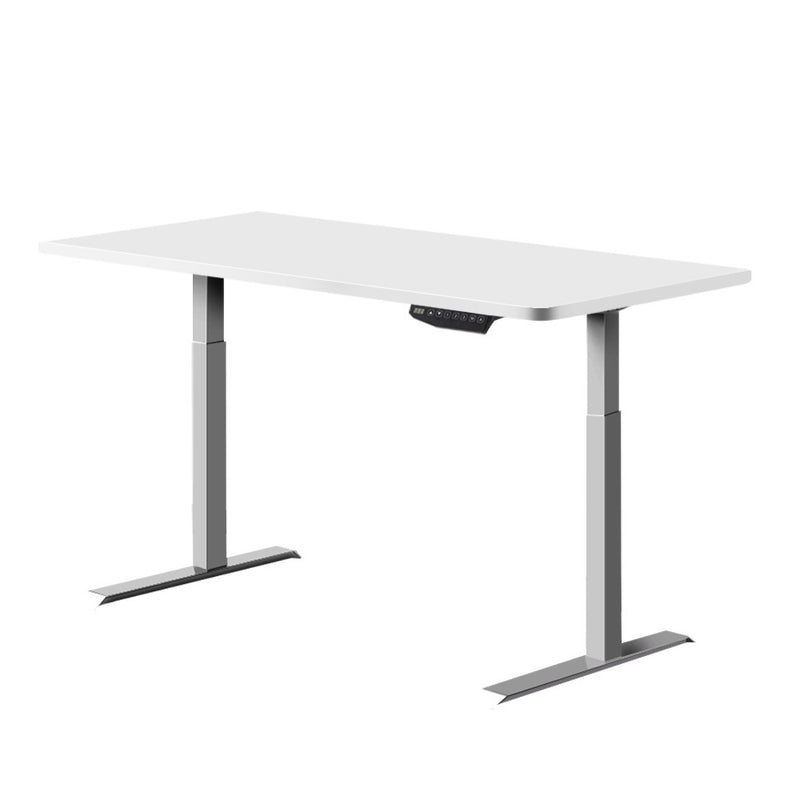 Standing Desk Motorised Height Adjustable Laptop Computer Table Electric Riser Dual Motor 120cm