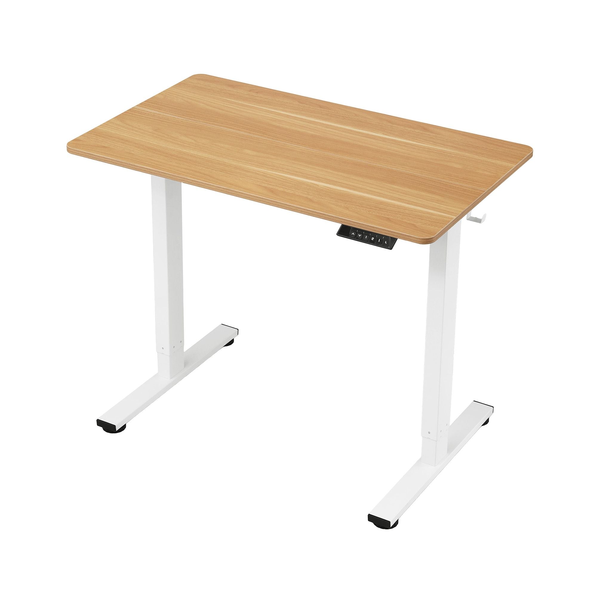 Standing Desk Electric Adjustable Ergonomic Office Table 100cm Oak