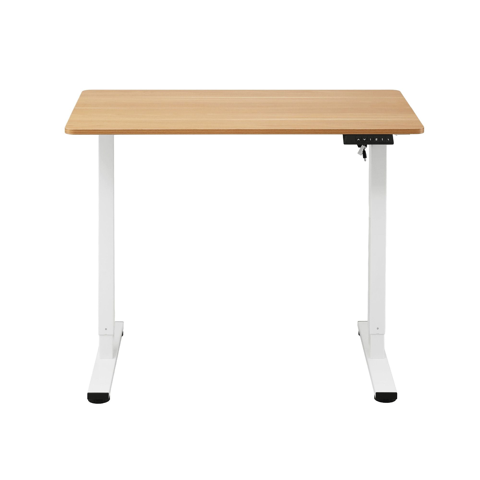 Standing Desk Electric Adjustable Ergonomic Office Table 100cm Oak