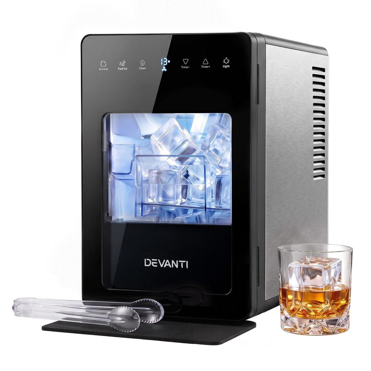Ice Maker Countertop Machine 5cm Large Cubes 150pcs/24h for Home