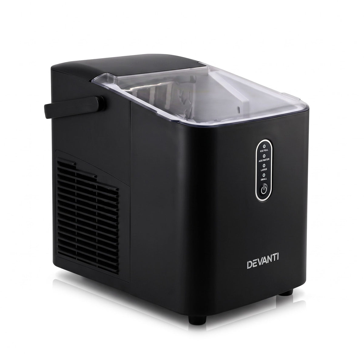 Portable Countertop Ice Maker Bullet Cube 12KG - Black
