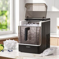 Ice Maker Portable 23kg Daily Square Cube with Basket - Black