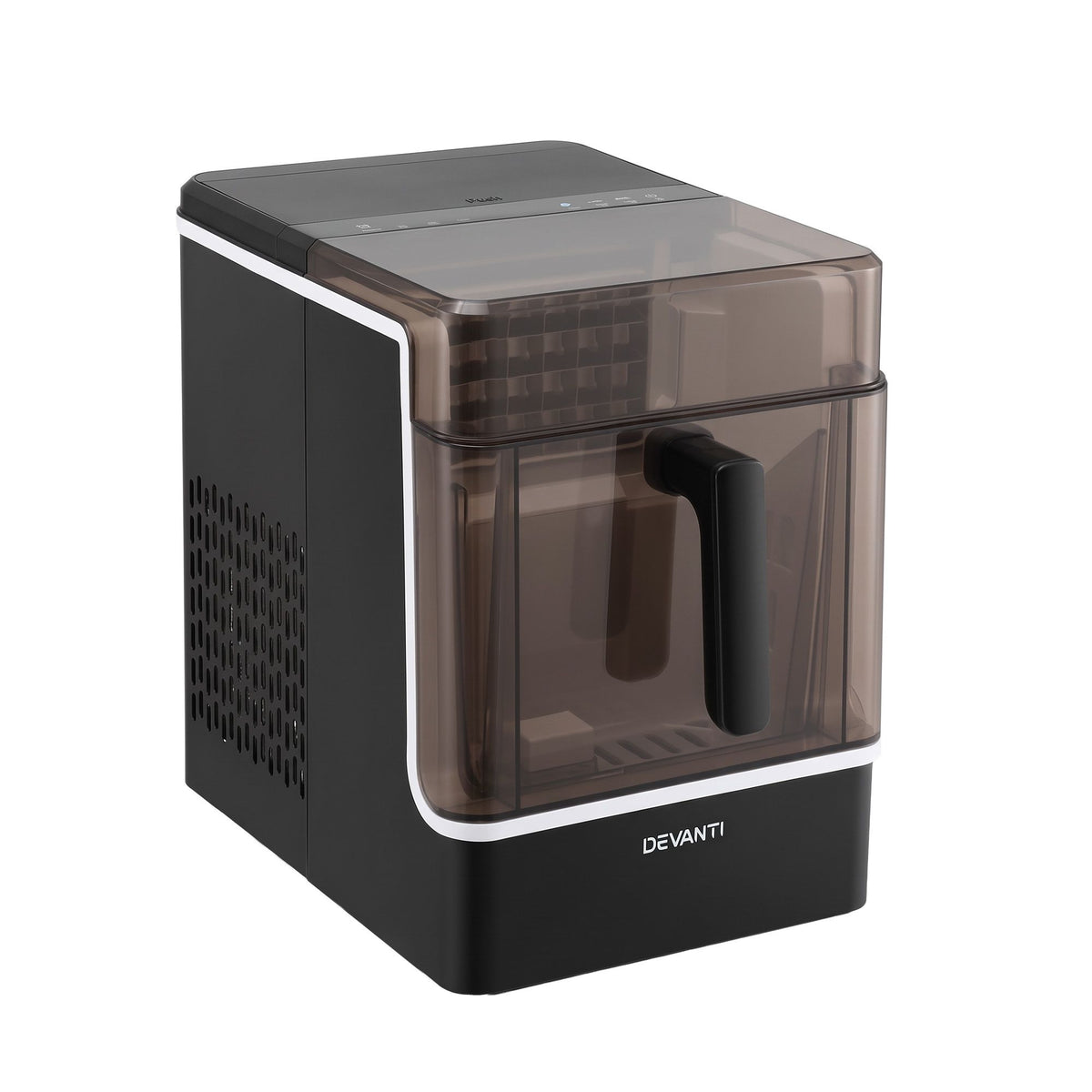 Ice Maker Portable 23kg Daily Square Cube with Basket - Black