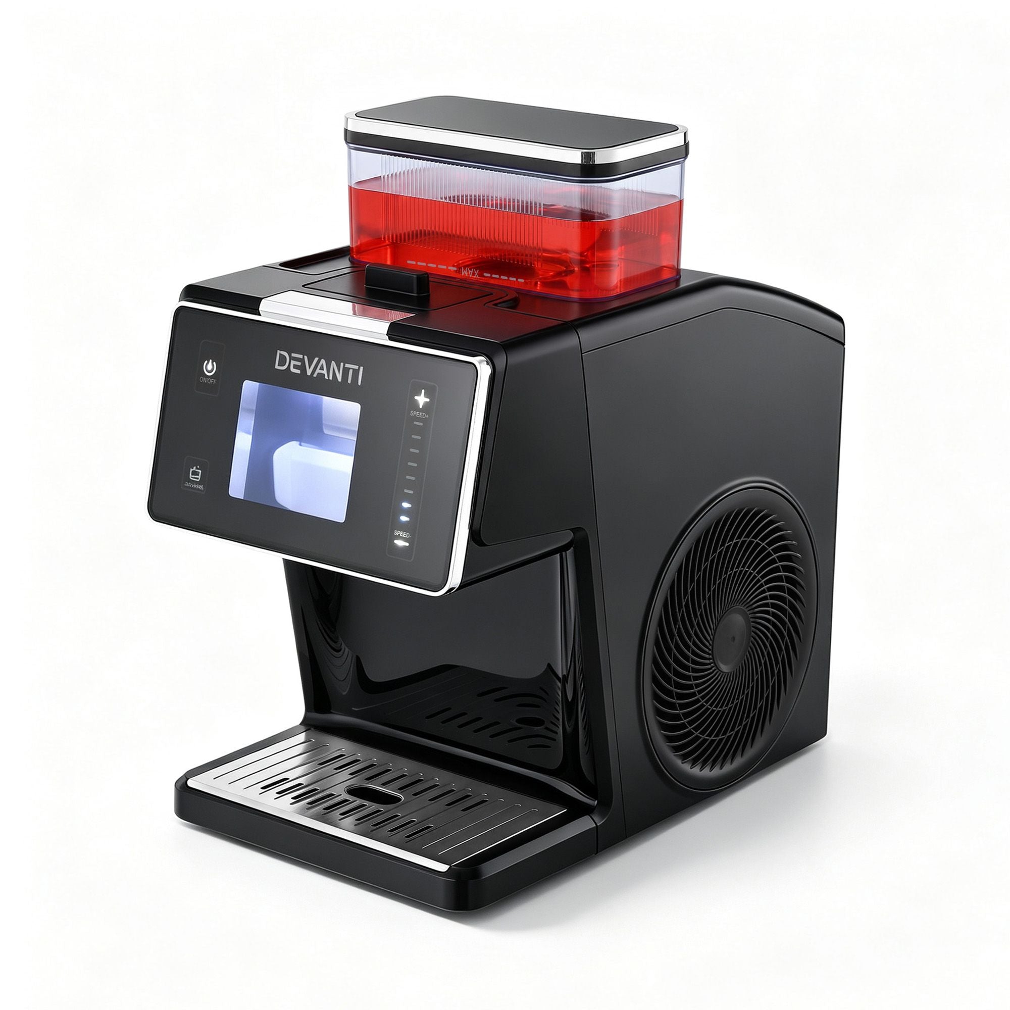 20kg/24hr Ice Maker Snowflake Bingsu Shaved Ice Slushie Maker Black