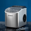 12kg Ice Maker Machine w/Self Cleaning Portable 2L Silver