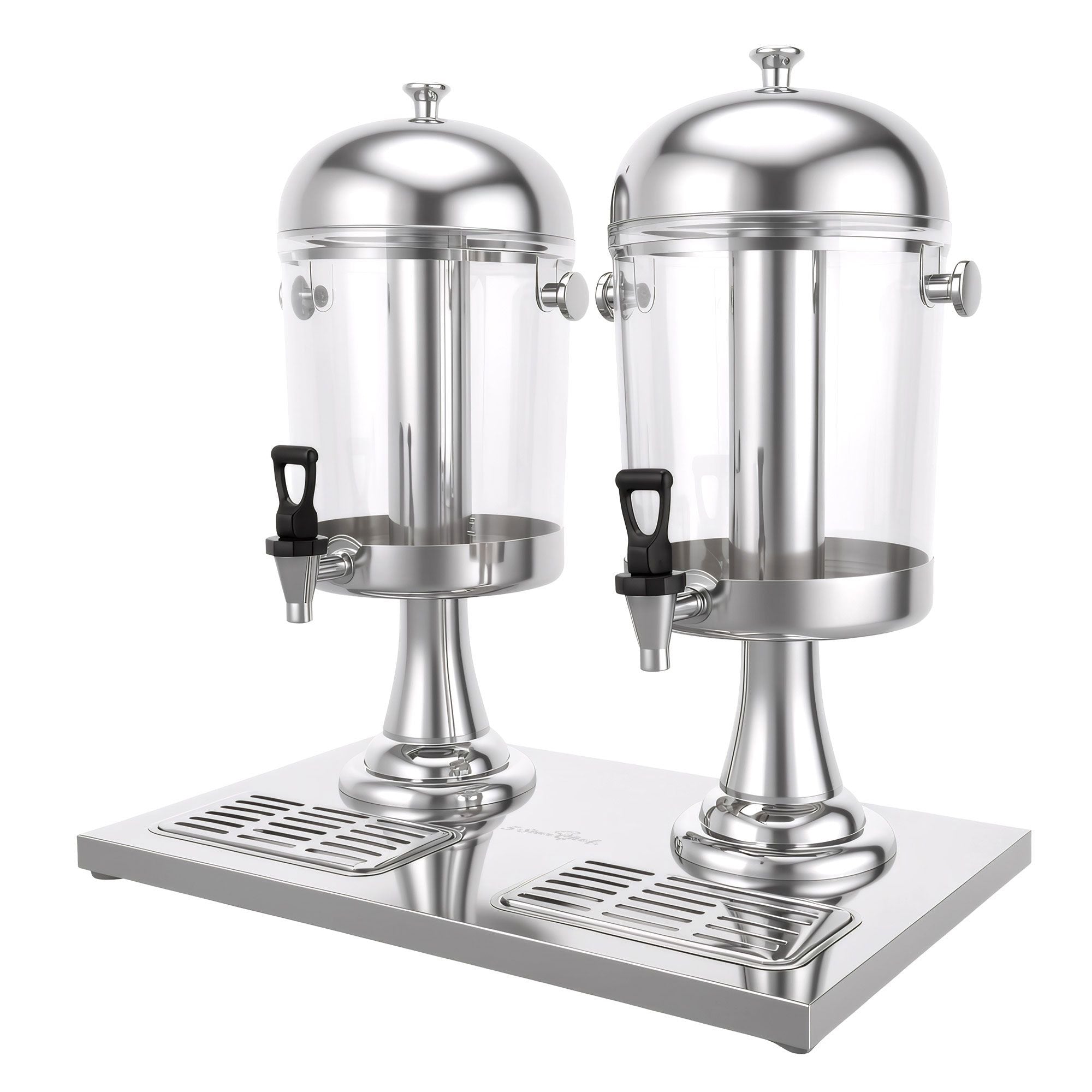 5-Star Chef 16L Dual Tank Juice Dispenser Drink Beverage Server Ice Tubes