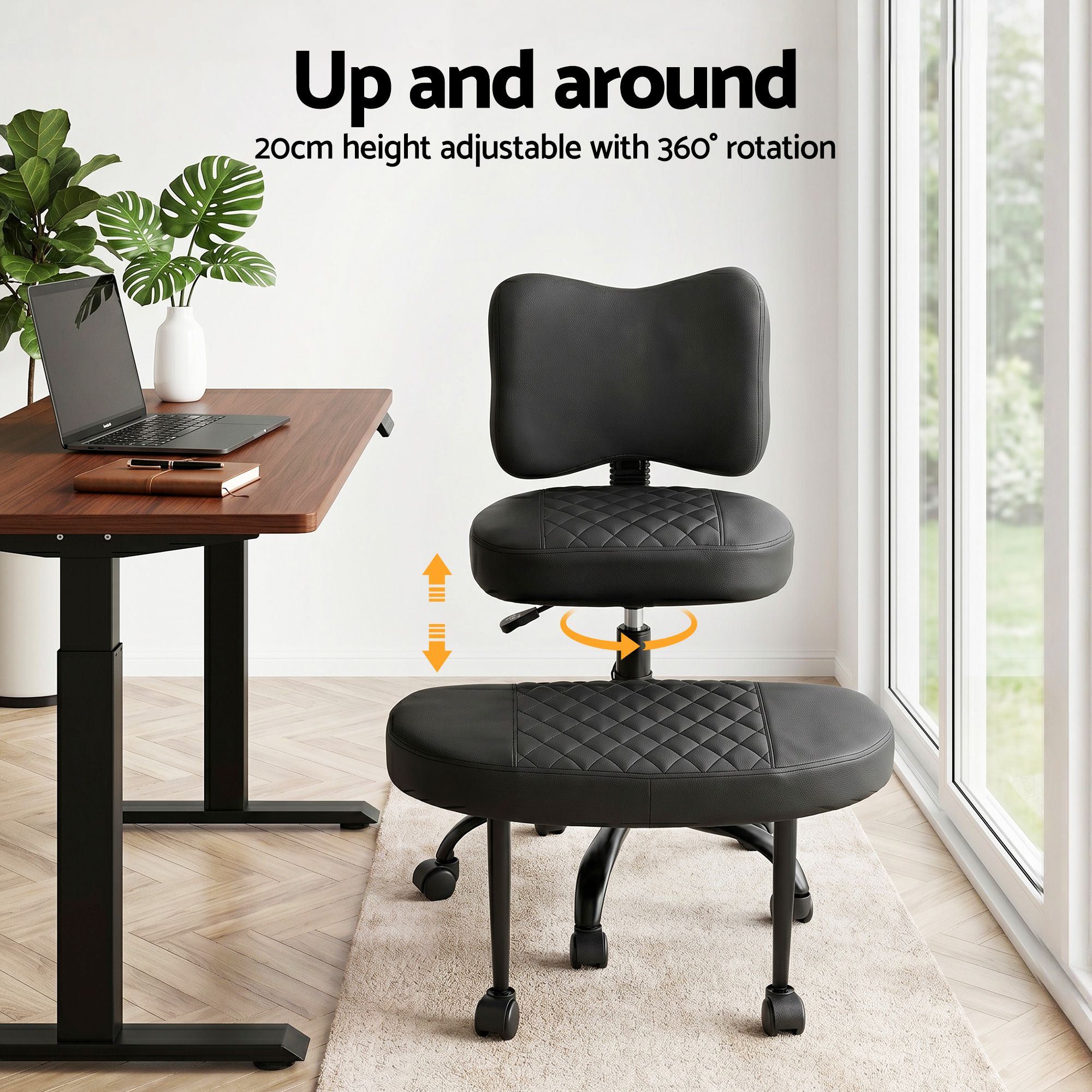 Cross Legged Kneeling Chair Adjustable Meditation Ergonomic Office Seat
