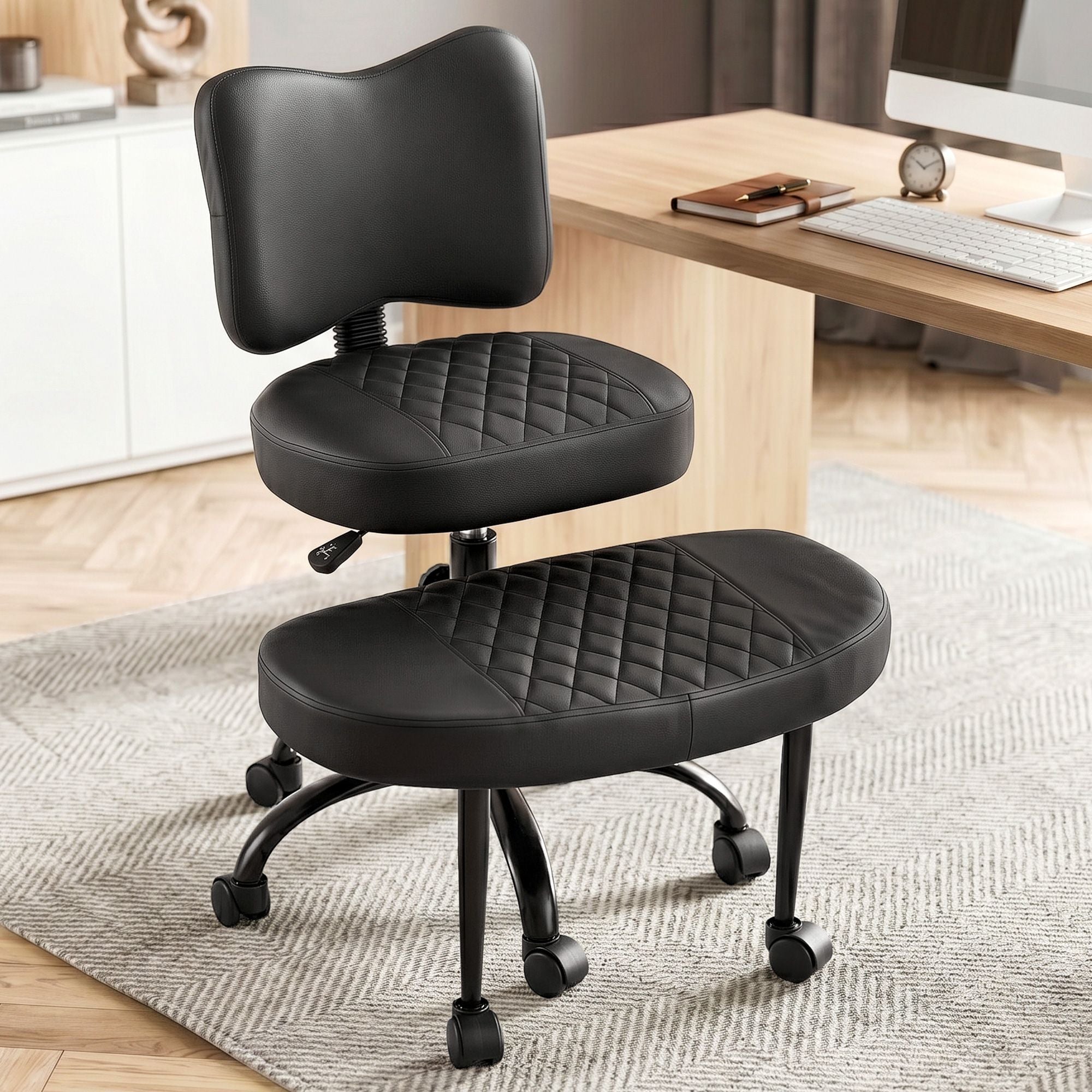 Cross Legged Kneeling Chair Adjustable Meditation Ergonomic Office Seat