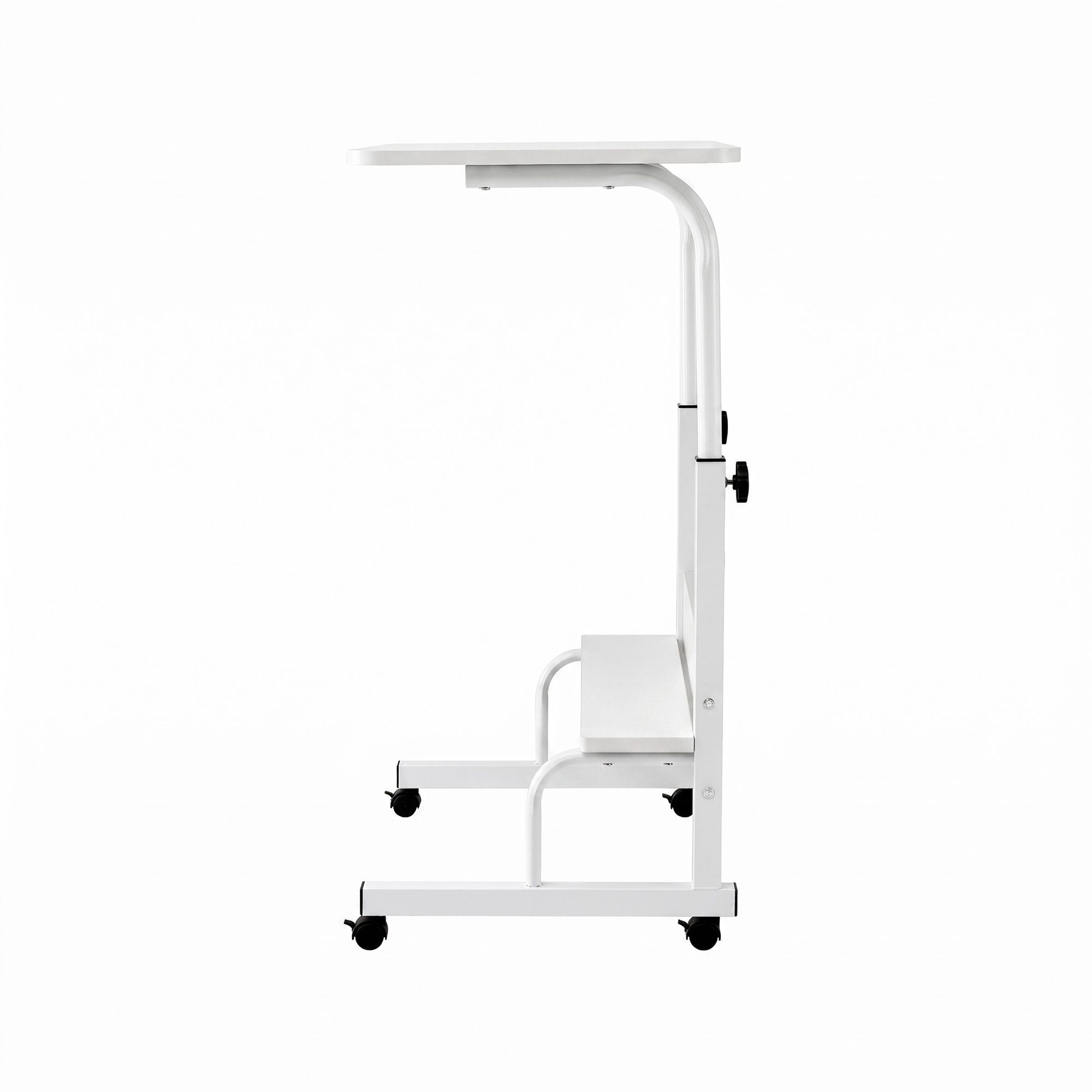 Laptop Desk Portable Sit Stand Desks Height Adjustable Workstation 80CM White