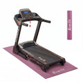 Exercise Equipment Mat 2M Treadmill Floor Rug Home Gym Fitness Purple