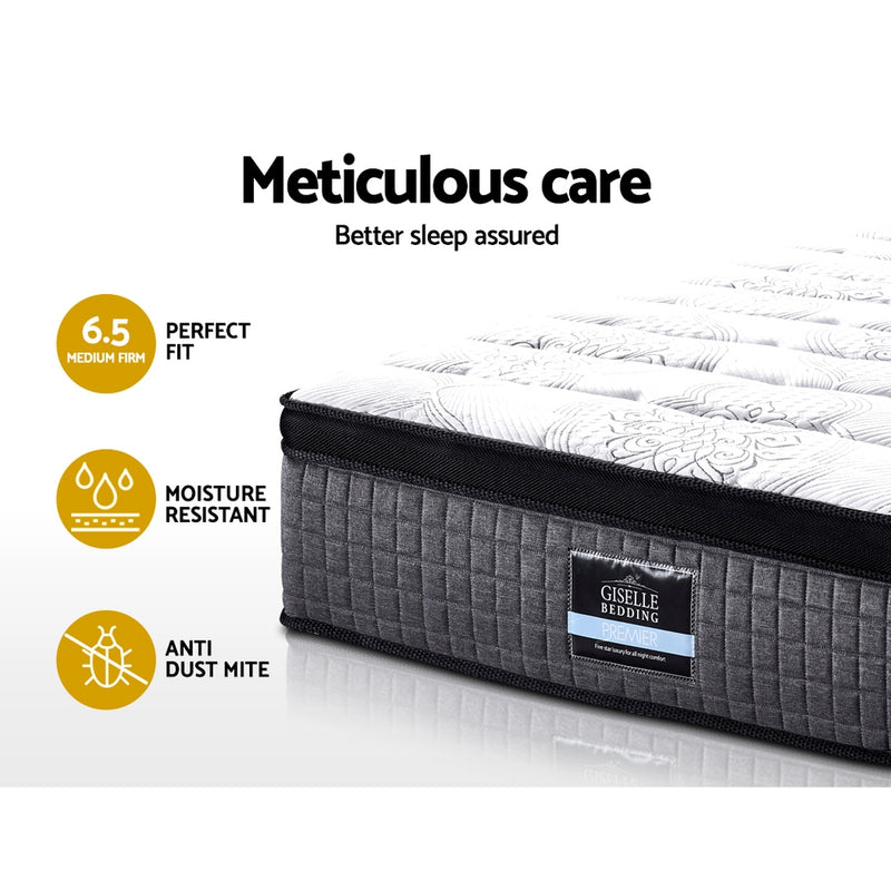 Marc Series Euro Top Mattress 34cm Thick - King Single