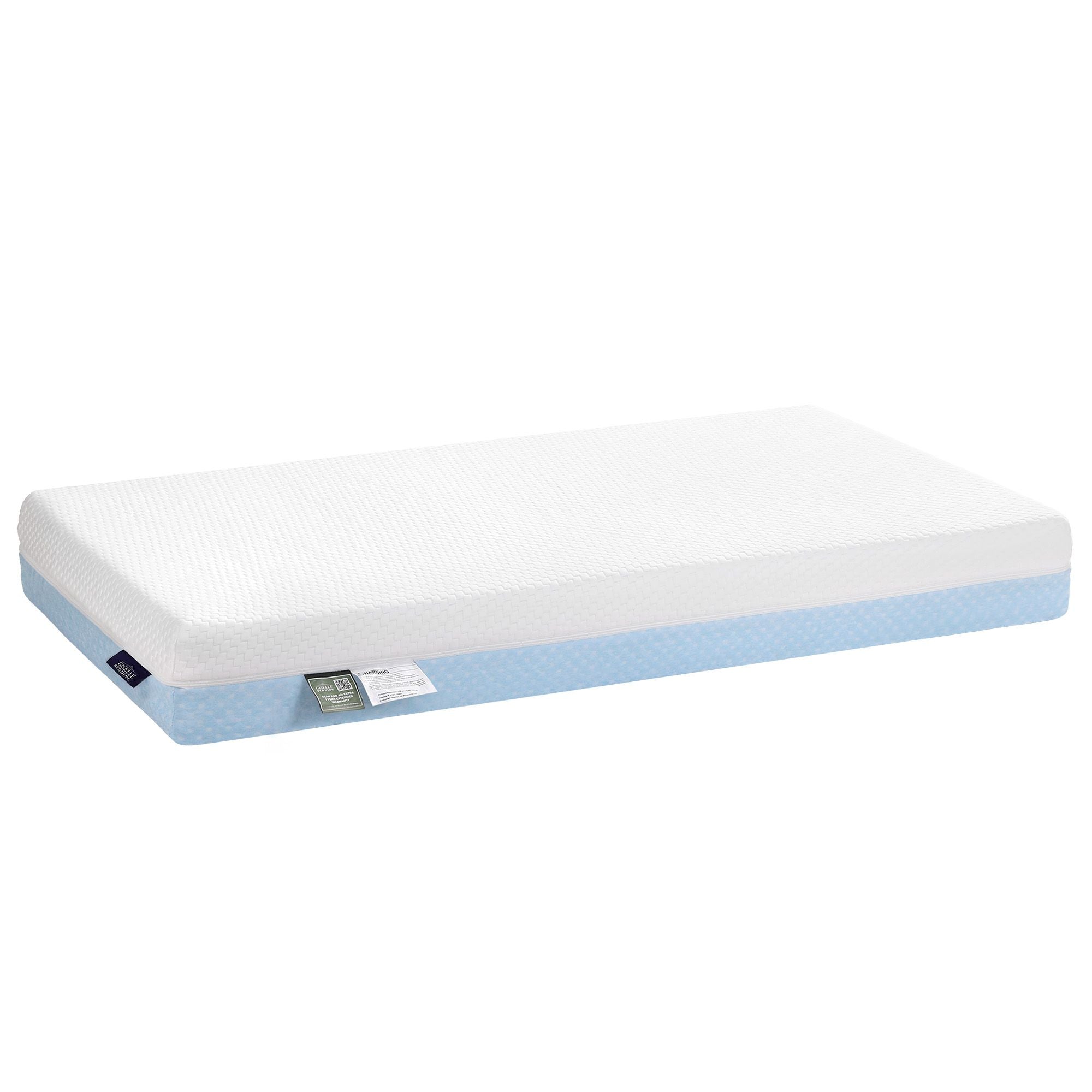 15cm Cot Mattress, 38D Gel Memory Foam Cover