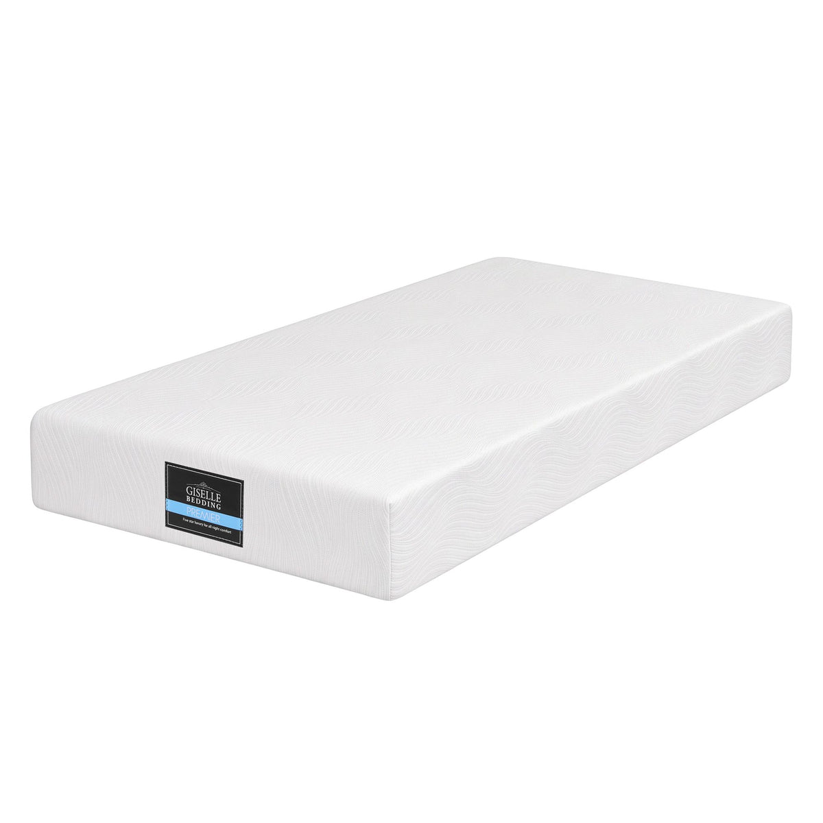 25cm King Single Hybrid Mattress with Gel Foam and Edge Support - White