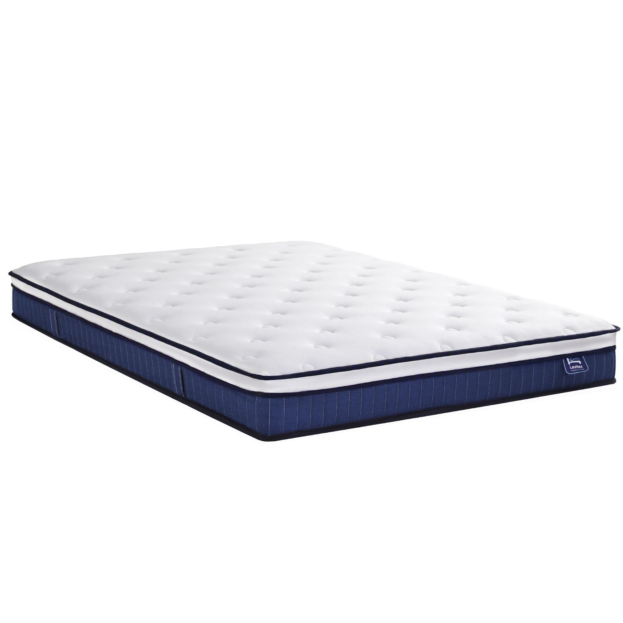 King Mattress 23cm Pocket Spring with Cooling Gel Foam, Medium-Firm Full-Body Support - White
