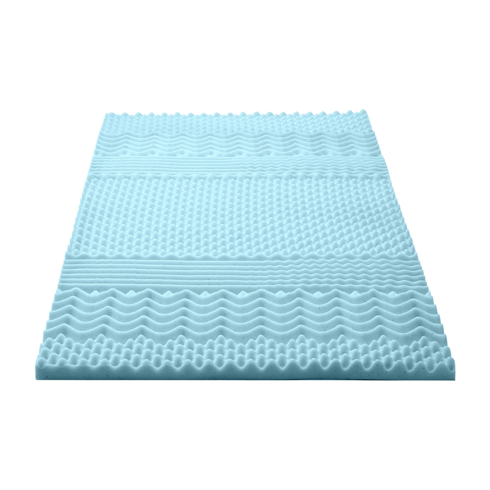5cm Memory Foam Mattress Topper 7-Zone King Single