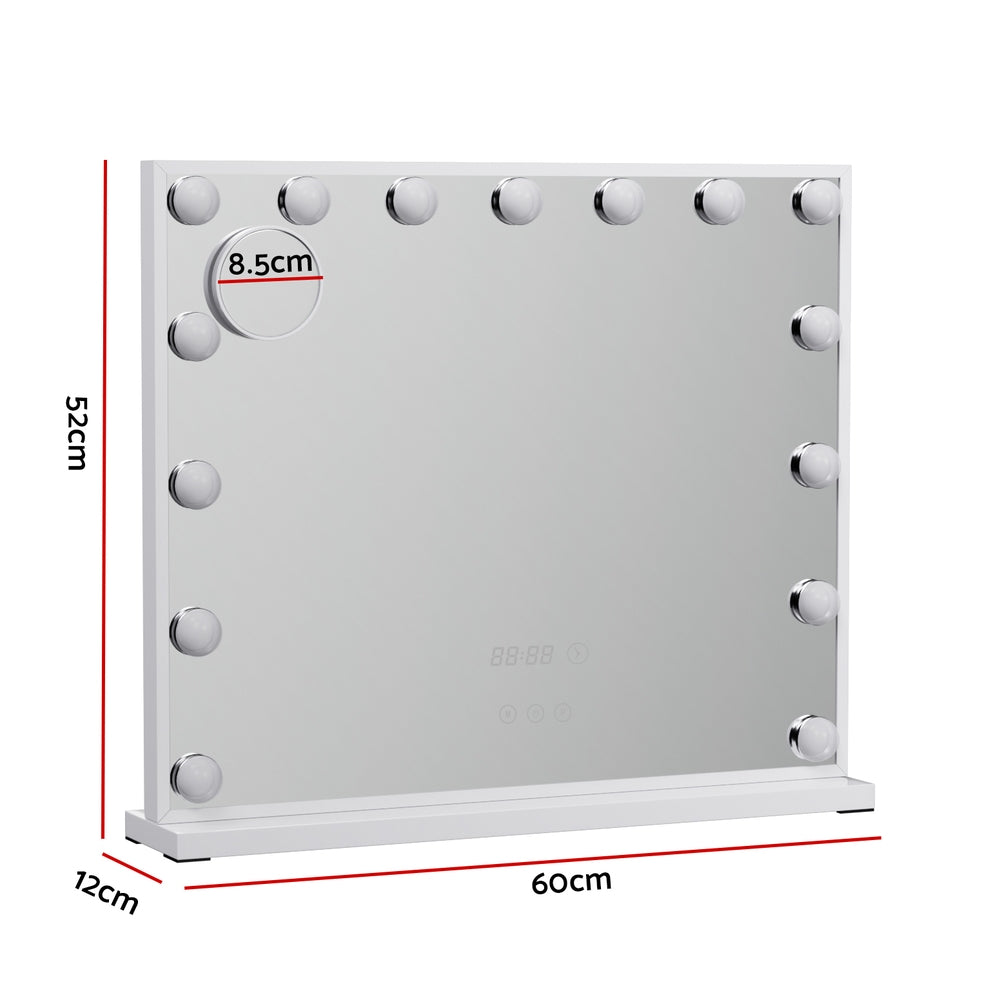 Makeup Mirror Hollywood 60x52cm 15 LED