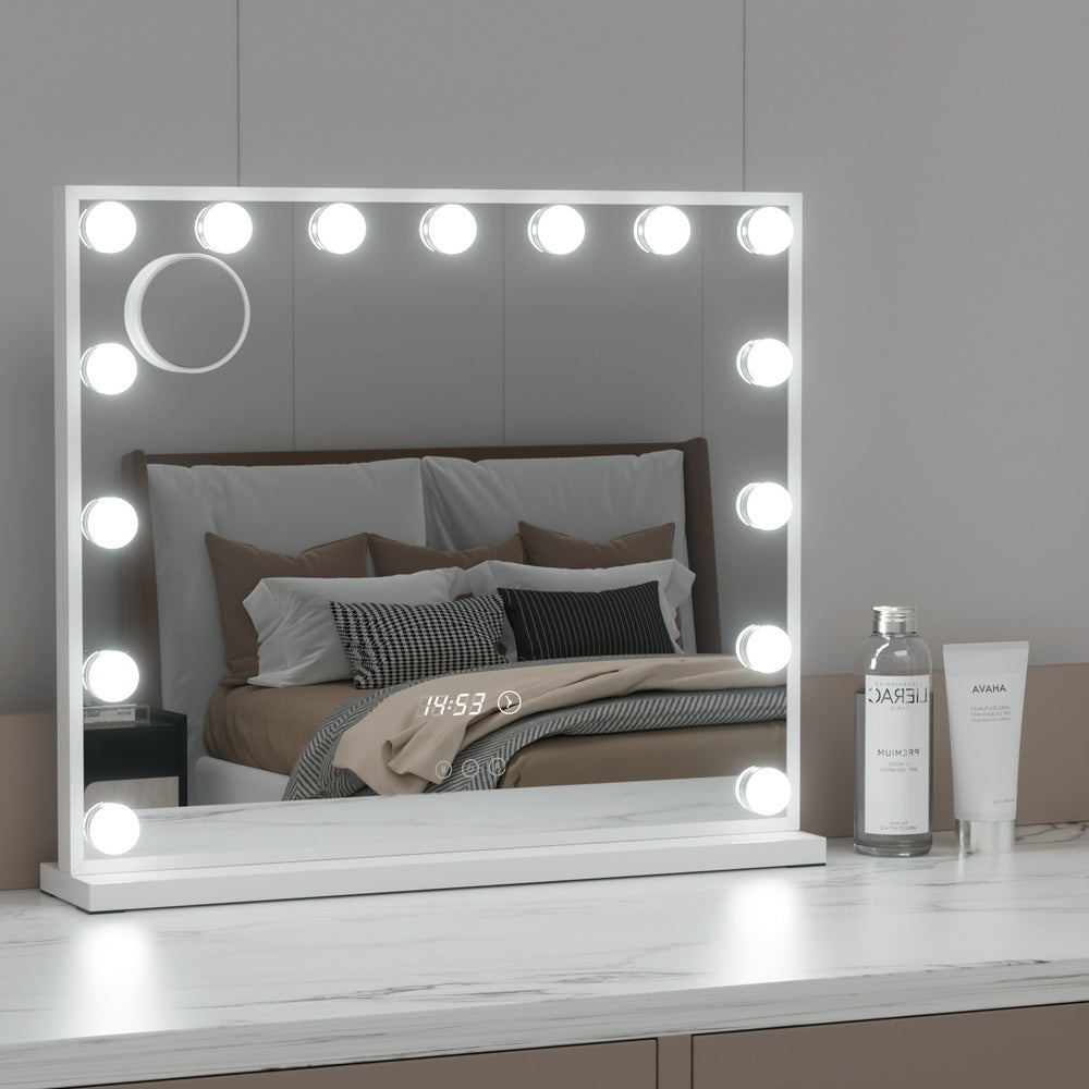 Makeup Mirror Hollywood 60x52cm 15 LED