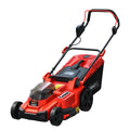 Cordless 40V Electric Lawn Mower 37cm Cutting Width - Green