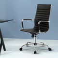 Contemporary High Back Office Chair (Black)